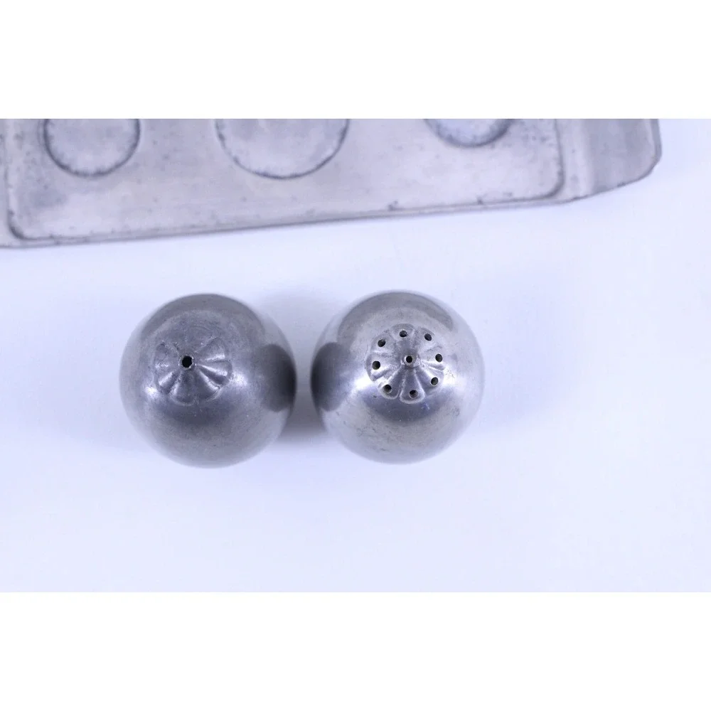 Rare Just Anderson Danish Pewter Table Setting - a‎ Set of 4 Pieces